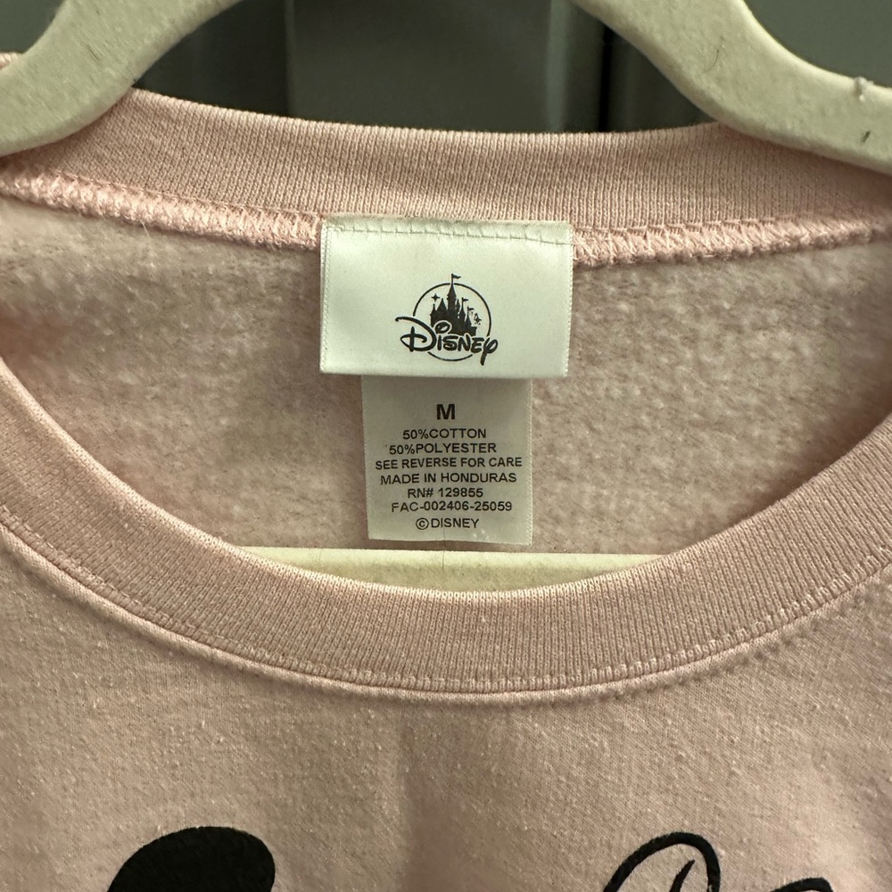2025 Pink Valentines Disney World Sweatshirt Size Medium - Picture 3 of 3